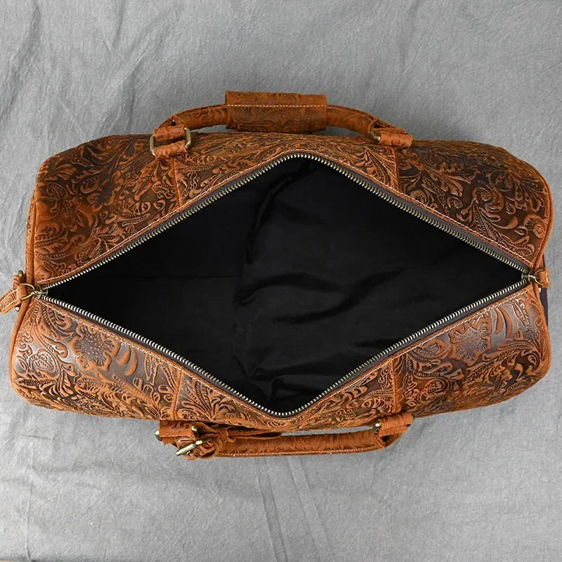 Sac de voyage homme cuir vintage