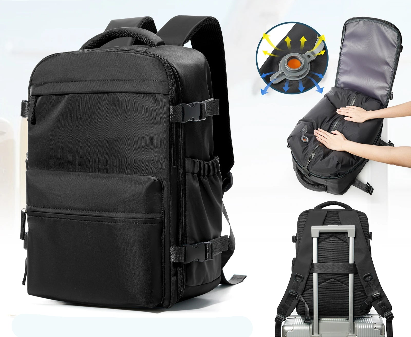 Sac de voyage sous vide avec pompe