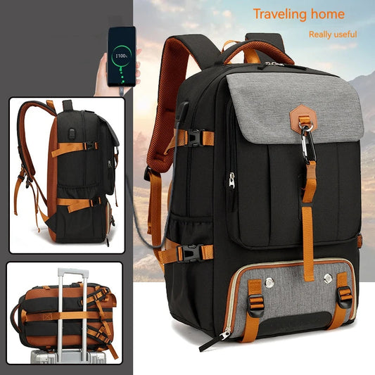 sac de voyage qui s'accroche à la valise