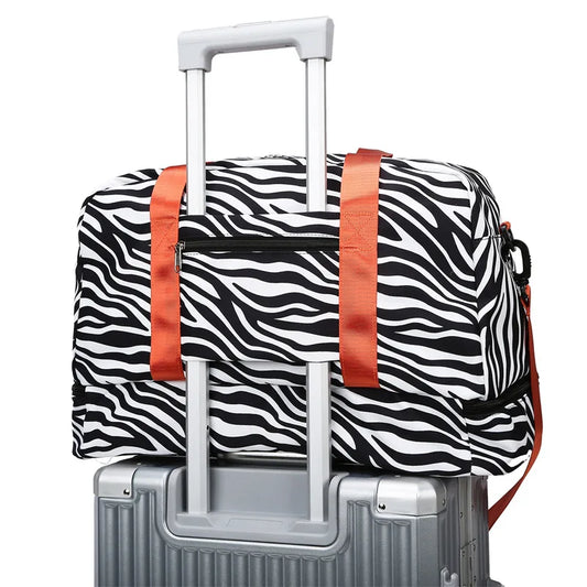 Sac de voyage zèbre