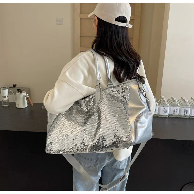 Sac de voyage femme paillette