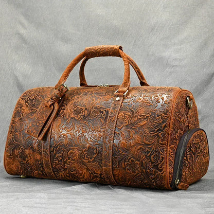 Sac de voyage homme cuir vintage
