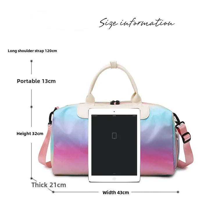 Sac de voyage femme coloré