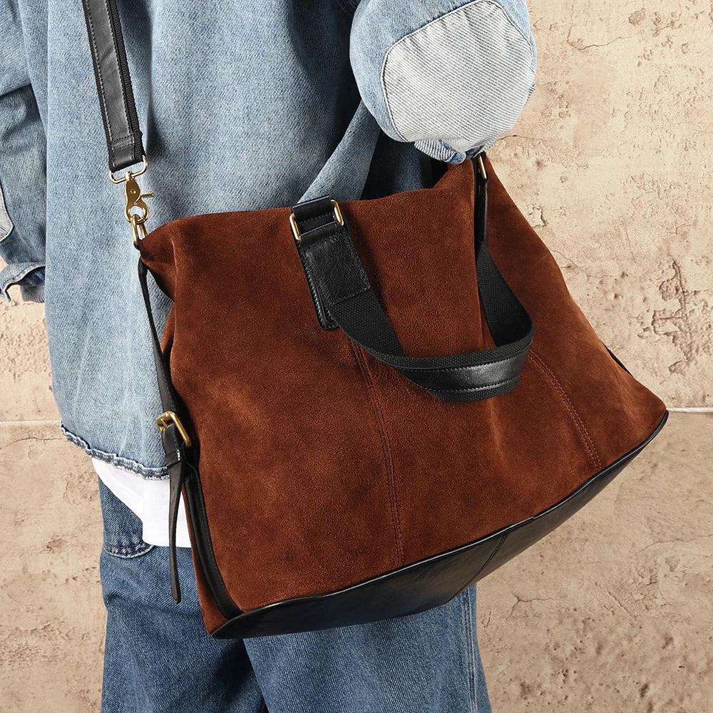 Sac de voyage femme daim