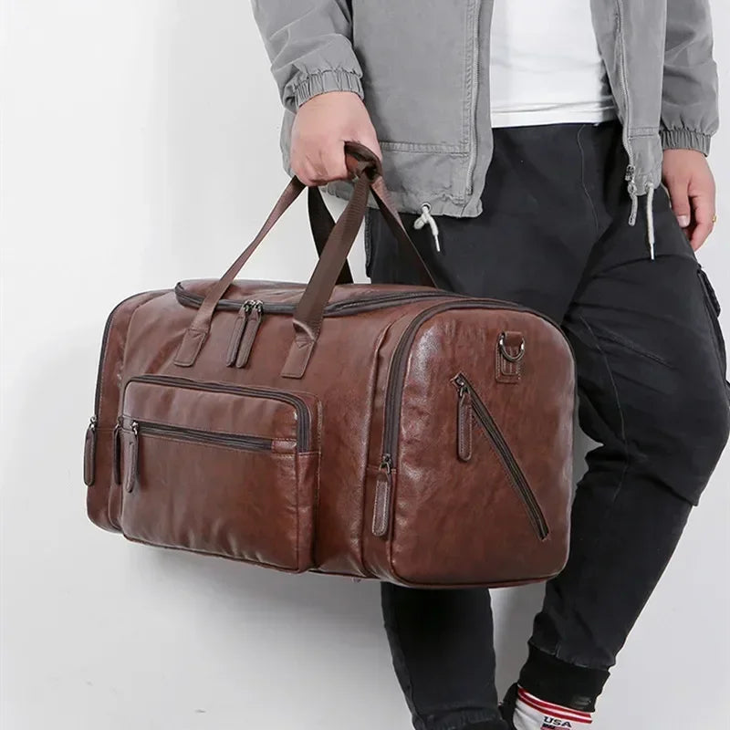 Grand sac de voyage cuir homme