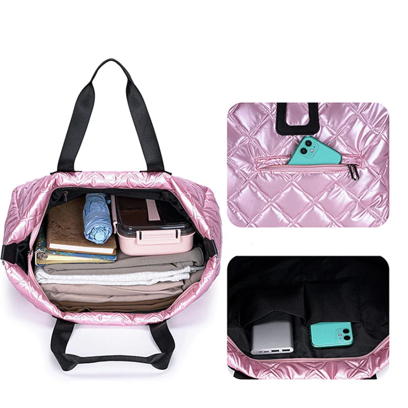 Sac de voyage matelassé femme