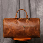 Sac de voyage femme cuir marron