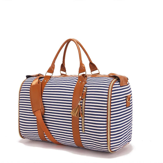 Sac voyage rayures