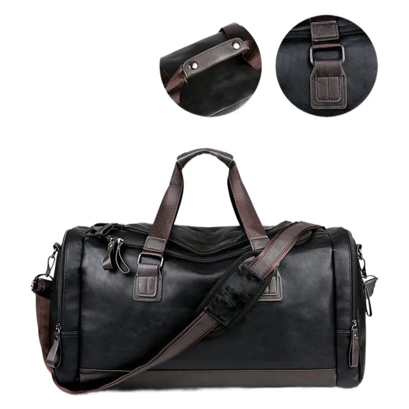 Sac de voyage homme simili cuir