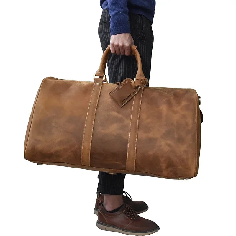 Sac de voyage homme marron | Le-sac-du-voyageur.fr
