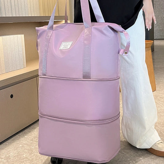 Sac de voyage femme sur roulette