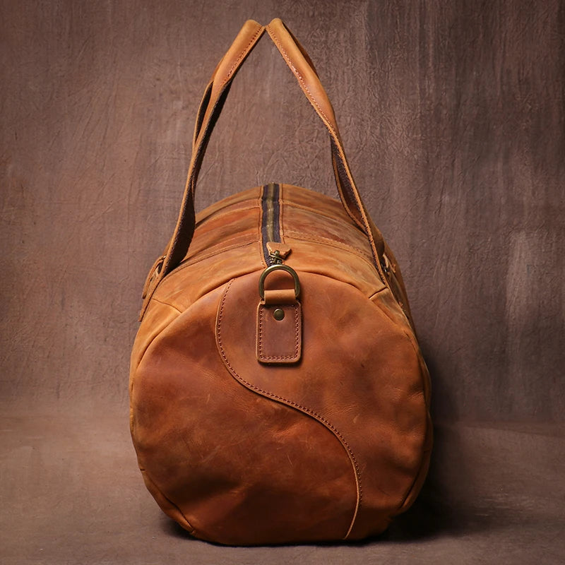 Sac de voyage homme cuir marron