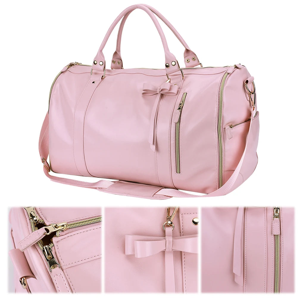 Sac de voyage femme rose