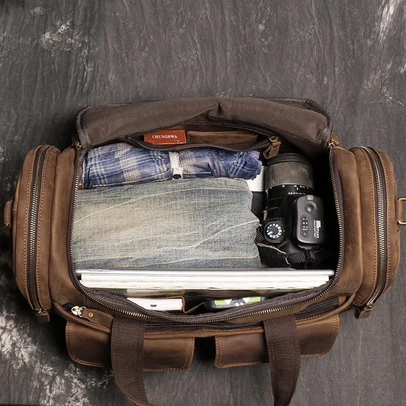Sac voyage weekend homme cuir