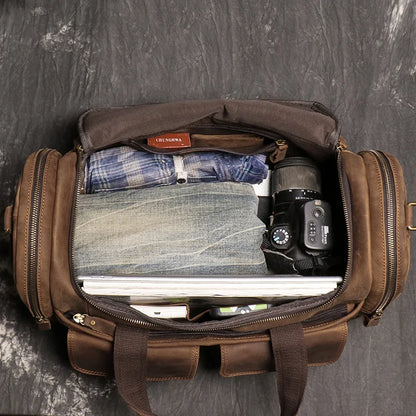 Sac voyage weekend homme cuir