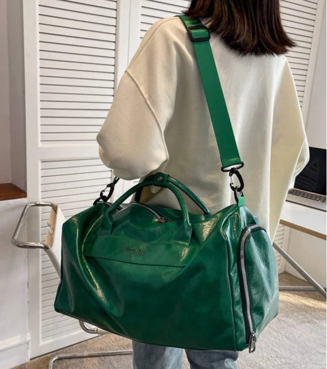 Sac de voyage femme vert