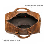 Sac de voyage homme cuir camel
