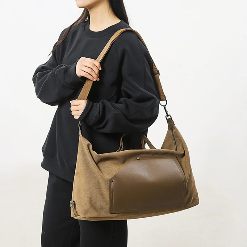 Sac voyage cuir camel