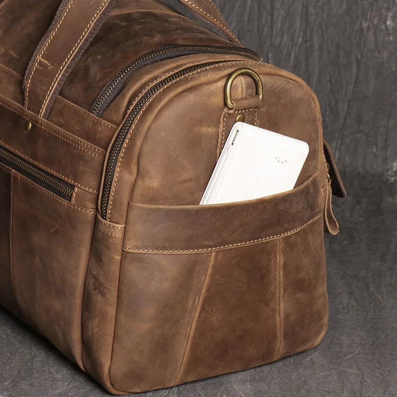 Sac voyage weekend homme cuir