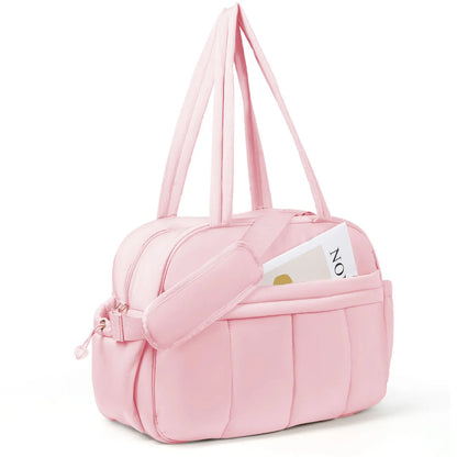Sac de voyage rose pale