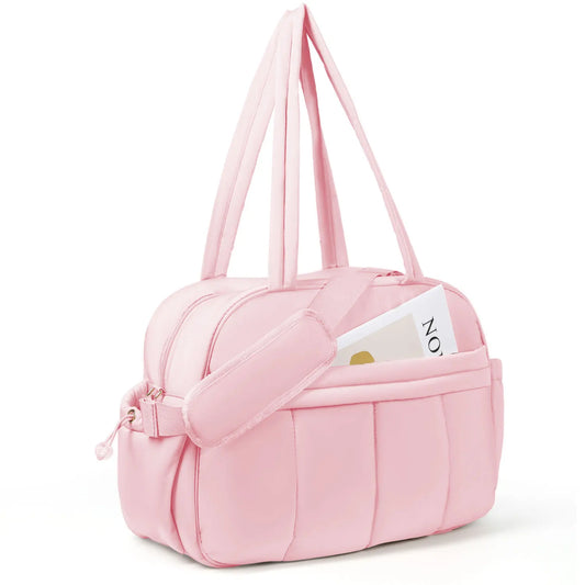 Sac de voyage rose pale