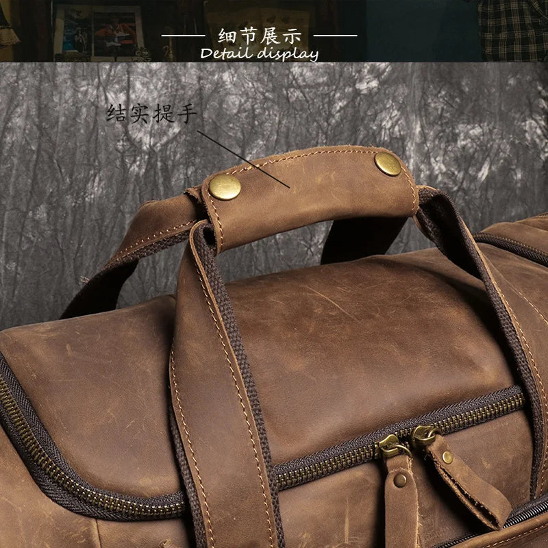Sac voyage weekend homme cuir