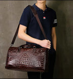Sac voyage crocodile