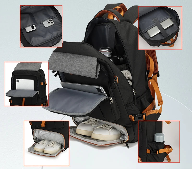 sac de voyage qui s'accroche à la valise