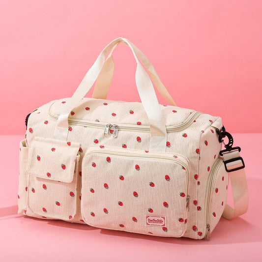 Sac de voyage côtelé
