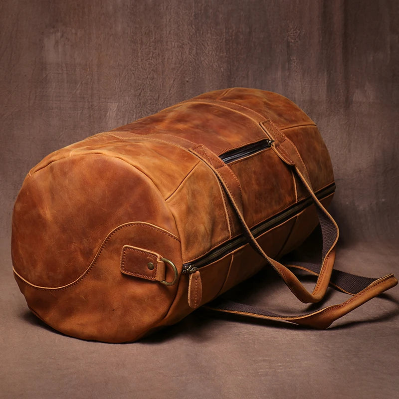 Sac de voyage homme cuir marron