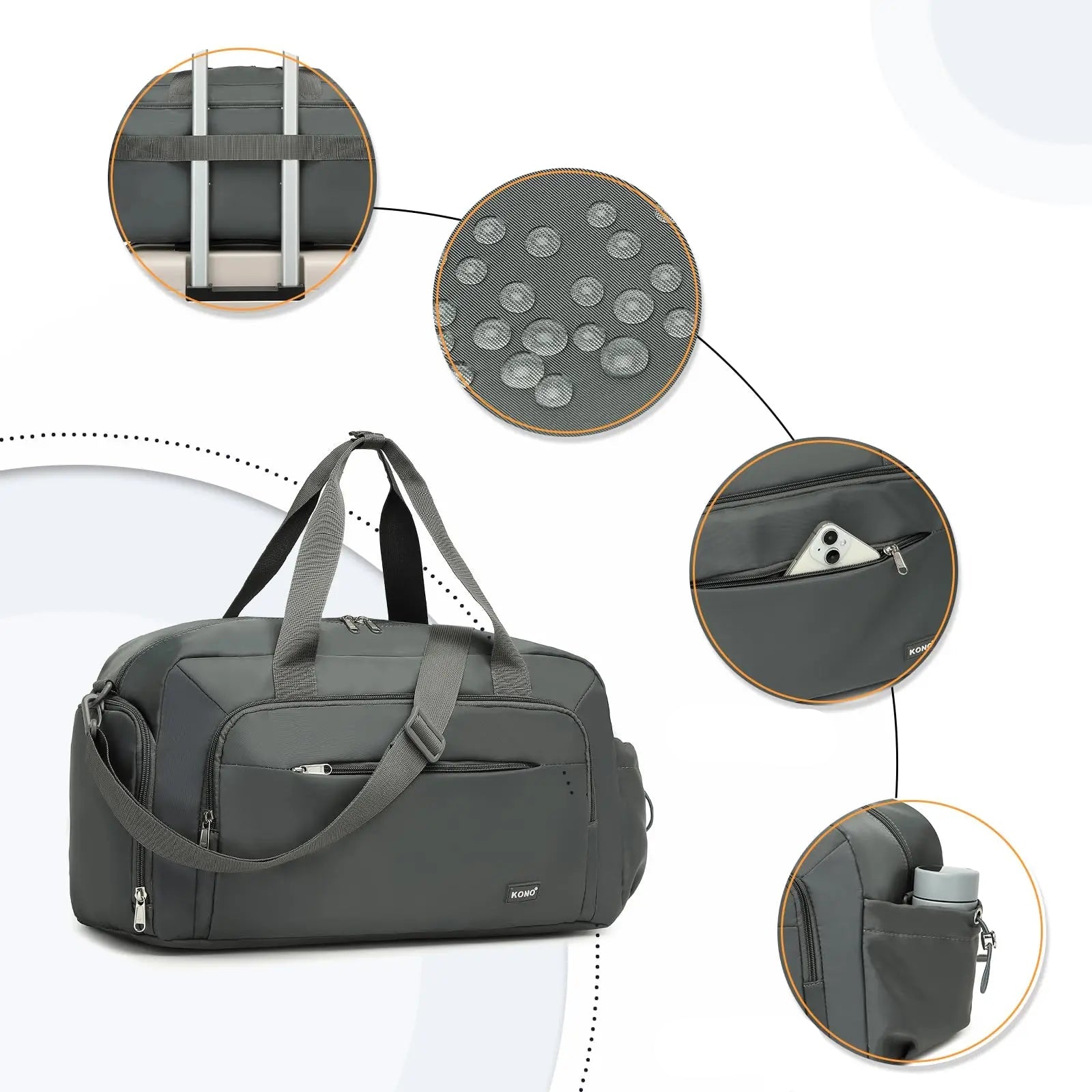 Sac de voyage avec pochette