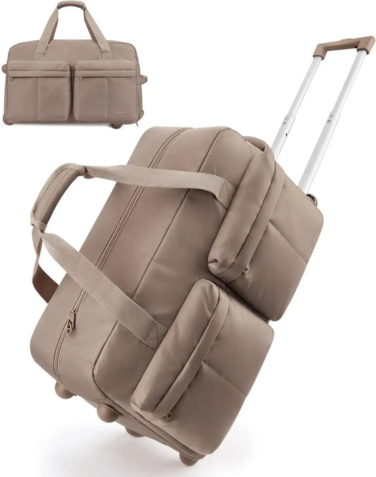 Sac de voyage femme tendance a roulette