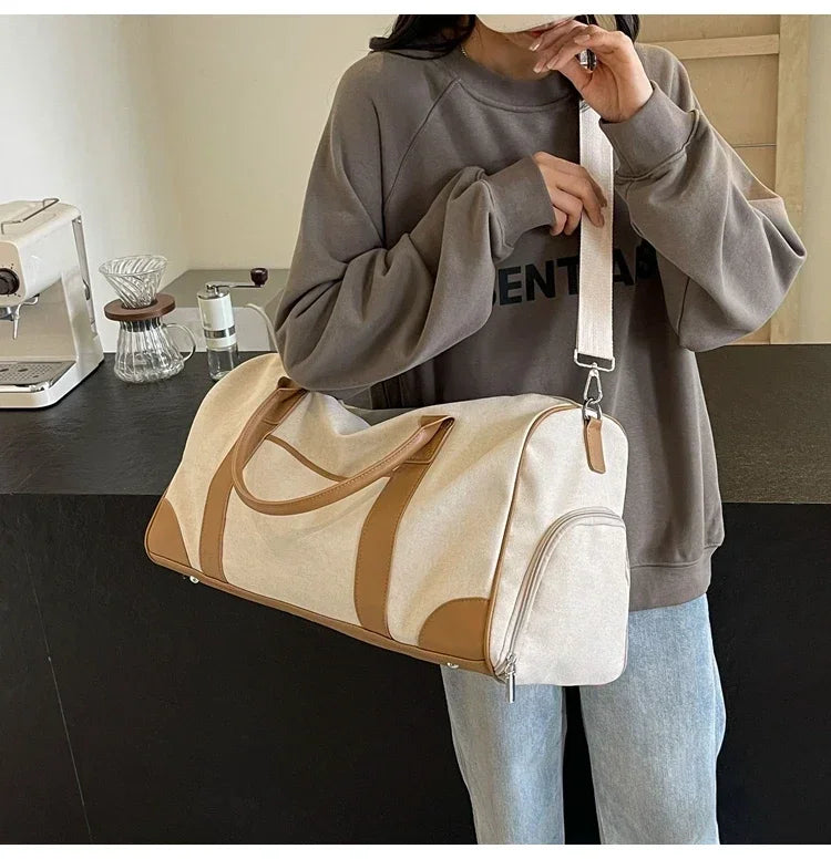 Sac de voyage femme tissu