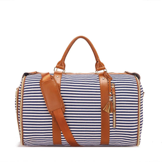 Sac voyage rayures