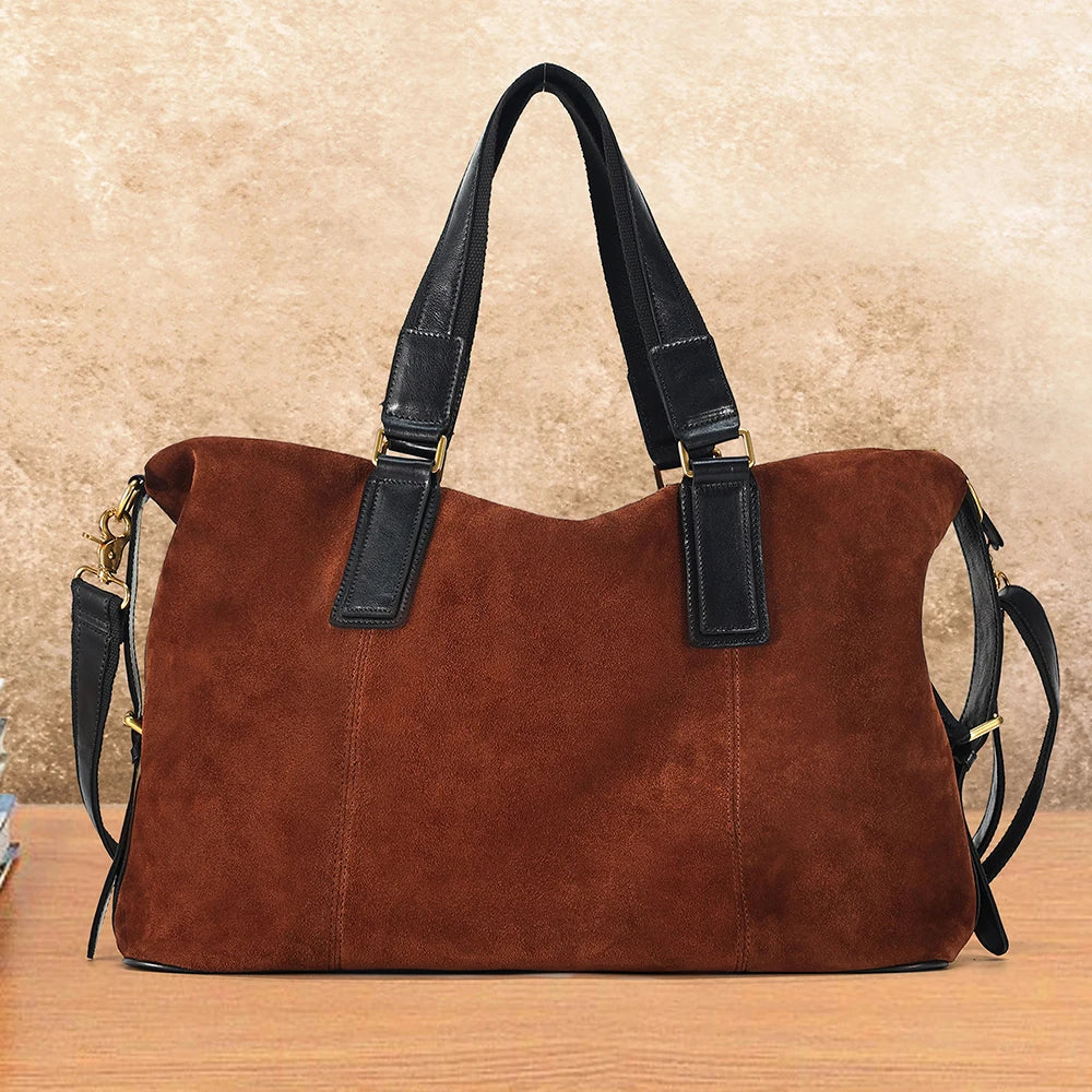 Sac de voyage femme daim