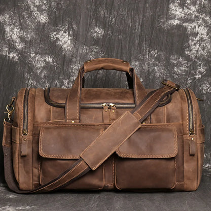 Sac voyage weekend homme cuir