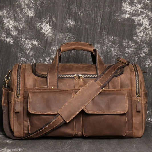 Sac voyage weekend homme cuir
