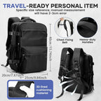 Sac a dos de voyage sous vide