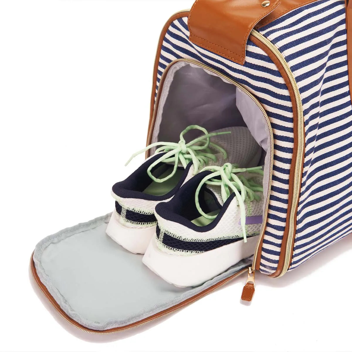 Sac voyage rayures