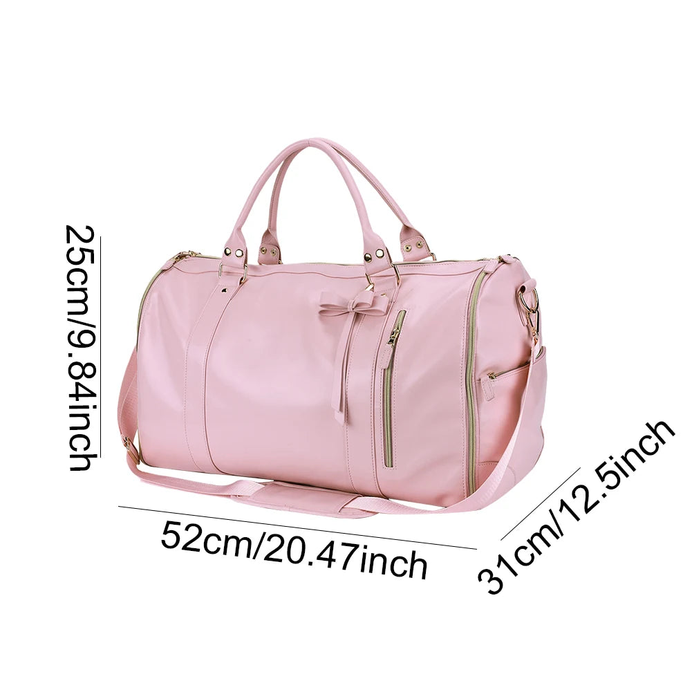 Sac de voyage femme rose