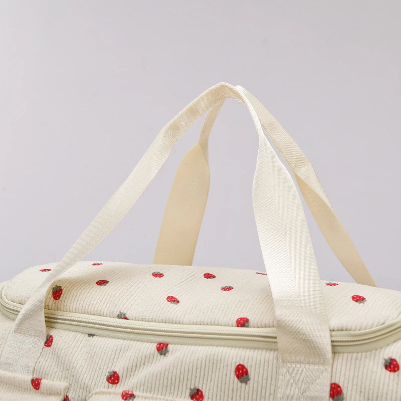 Sac de voyage côtelé