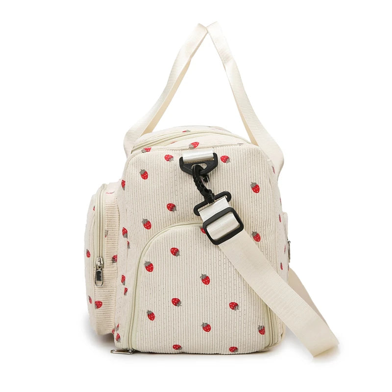 Sac de voyage côtelé