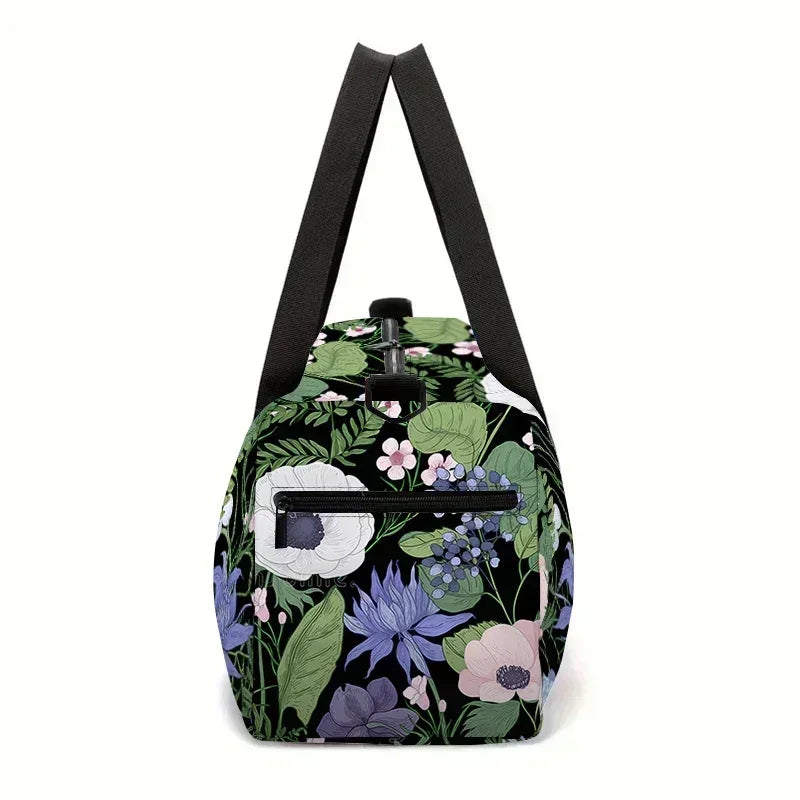 Sac de voyage fleuri