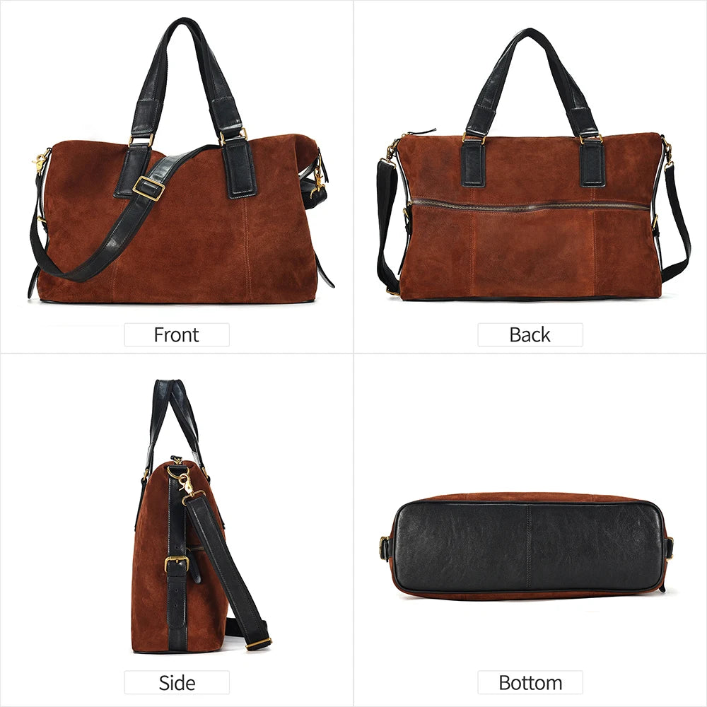 Sac de voyage femme daim