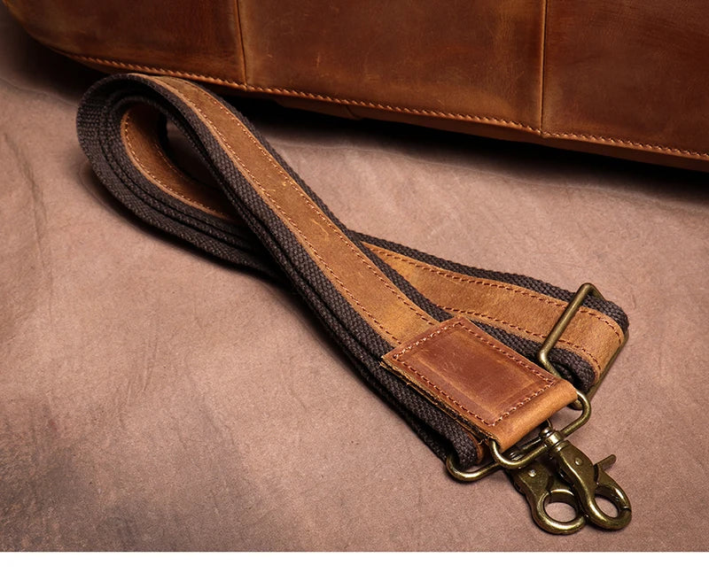 Sac de voyage homme cuir marron