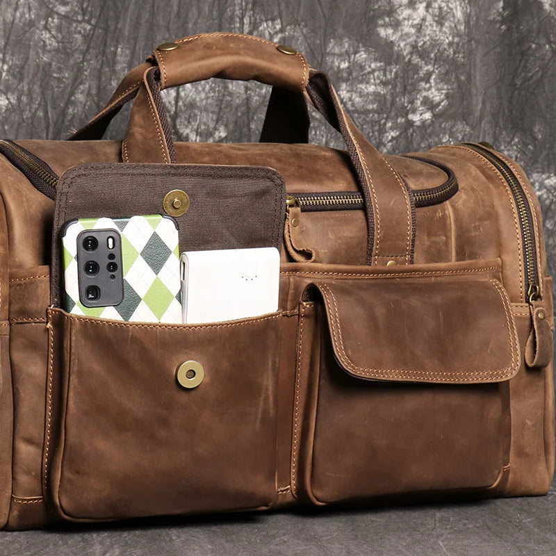 Sac voyage weekend homme cuir