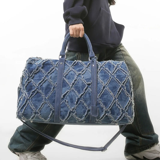 Sac voyage denim