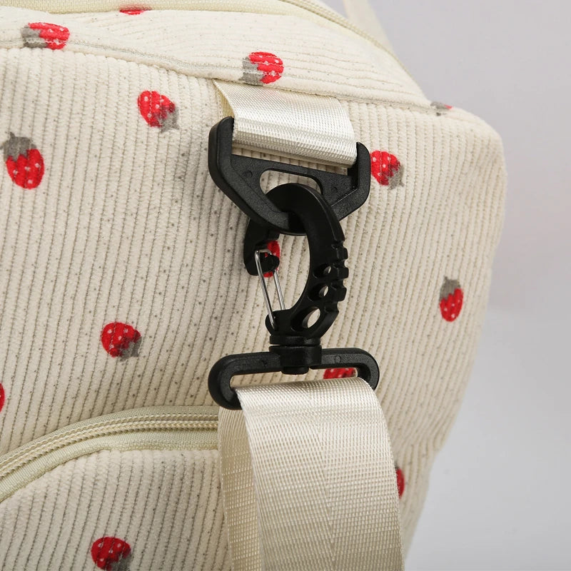 Sac de voyage côtelé