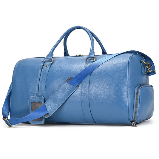 Sac de voyage femme bleu