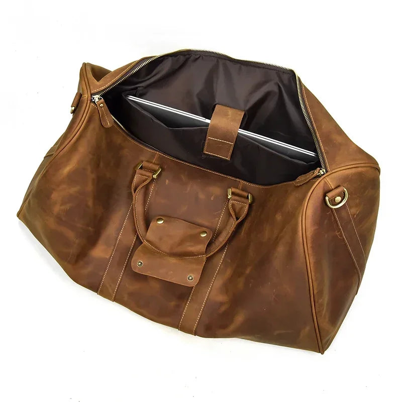 Sac de voyage homme marron